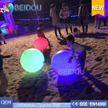 LED Lighted Crowded Balloons Inflatable Zygote Interactive Balls